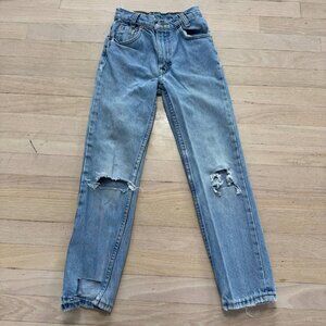 Levi's 531 jeans Vintage 90s Straight Leg High Rise Distressed Women's 20x24
